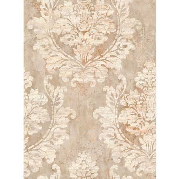 کاغذدیواری مناسب منزل طرح داماسک تخفیف دار آمریکایی Living wite art کد LW40806