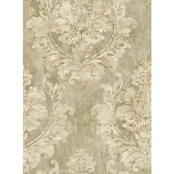 کاغذدیواری مناسب پذیرایی داماسک تخفیف دار آمریکایی Living wite art کد LW40807