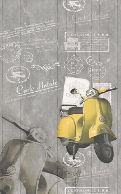 کاغذ دیواری پوستری طرح موتور اروپایی کد ۳۰۳۳۵ آلبوم لِف ساخت کشور هلند