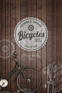پوستر طرح دوچرخه ورزشی کد 30510 آلبوم لِف